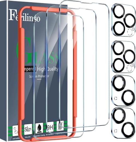 Ferilinso Screen Protector for 14 Plus iPhone 14 Pro Max, Tempered Glass - size: iPhone 14 Plus ＆ iPhone 14 Pro Max-6.7 INCH