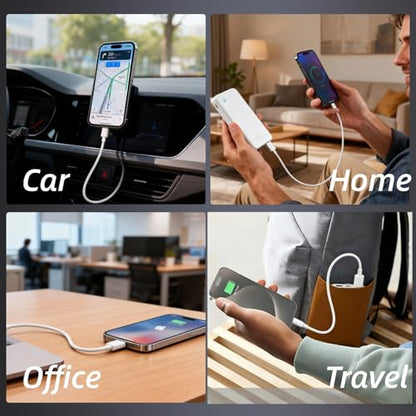 Short USB A to USB C Cable 6 inch for iPhone 17/16/15, 3A Fast Charging - size: 0.5FT, style: USBA to USBC