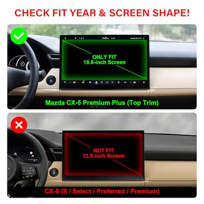 Dual-End Car Phone Holder for 2026 Mazda CX5 CX-5 Accessories 15.6 Screen - size: For 26 Mazda CX5, 15.6-Inch