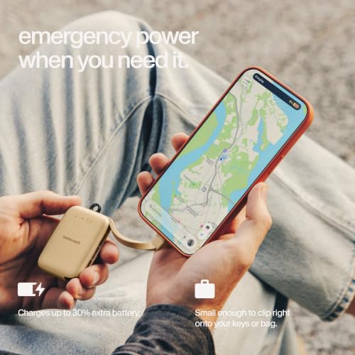 Twelve South PowerClip Mini Portable Power Bank 2000mAh Gold - color: Gold