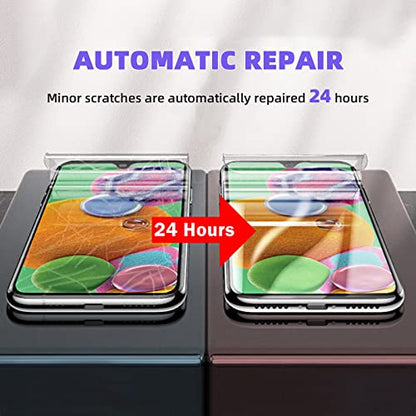3 Pack Screen Protector Compatible for Samsung Galaxy A13 5G/4G 6.5 Inch, HD Clear Flexible Soft TPU Hydrogel Film for Samsung Galaxy A13 - Support Fingerprint Unlock, High Sensitivity - size: Samsung Galaxy A13
