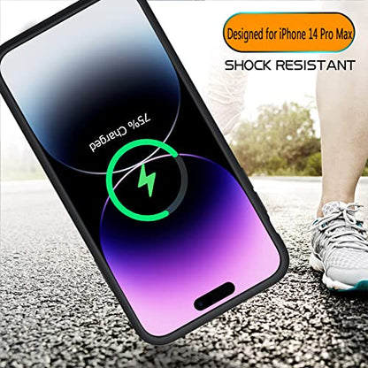 Battery Case for iPhone 14 Pro Max, 12000mAh High Capacity Smart Portable Charger Case Rechargeable Battery Pack Charging Case with Wireless Charging Compatible with iPhone 14 Pro Max (6.7 inch)-Black - size: iPhone 14 Pro Max