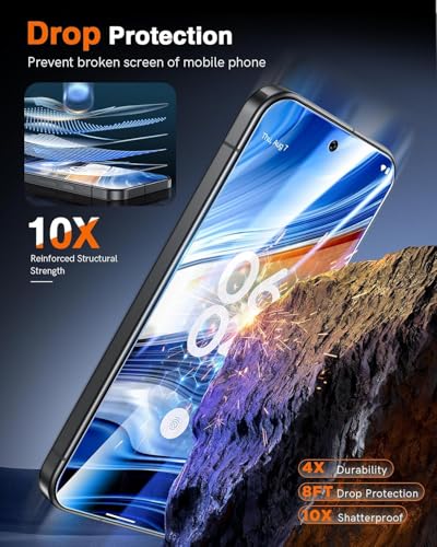 LK 2 Pack for Google Pixel 10 Pro Screen Protector [Auto Dust-Elimination] - size: Pixel 10 Pro