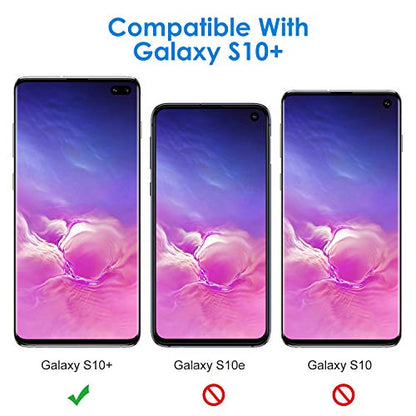 JETech TPU Screen Protector for Samsung Galaxy S10 Plus, 2-Pack - size: Galaxy S10 Plus