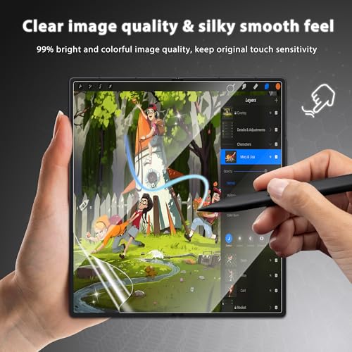 6 Pack for Samsung Galaxy Z Fold 3 Screen Protector - size: 6.70-inch