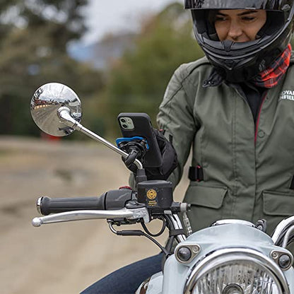 Quad Lock Motorcycle/Scooter Mirror Mount for iPhone and Samsung Galaxy Phones - size: Mirror Mount