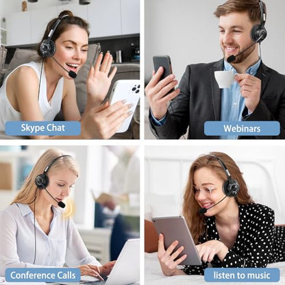 Arama Cell Phone Headset with Microphone Noise Cancelling 3.5mm Headset for iPhone,Android,BlackBerry Mobile Phone and iPad Tablets (A200MP)