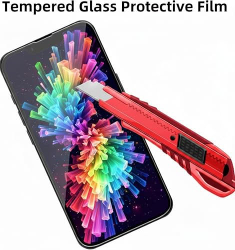 3 Pack Screen Protector for iPhone 15 / iPhone 14 Pro [6.1 Inch] Display Tempered Glass, Sensor Protection, Dynamic Island Compatible, Case Friendly