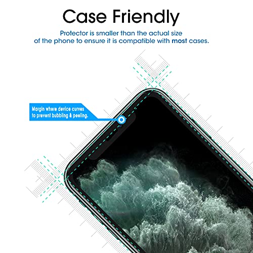 amFiIm OneTouch for iPhone 11 Pro Max Screen Protector 6.5" Tempered Glass - size: IPH11P-6.5"