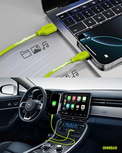 Silicone USB A to Lightning Cable 6FT, MFi Certified Cord, Green - color: A to L Silicone Green