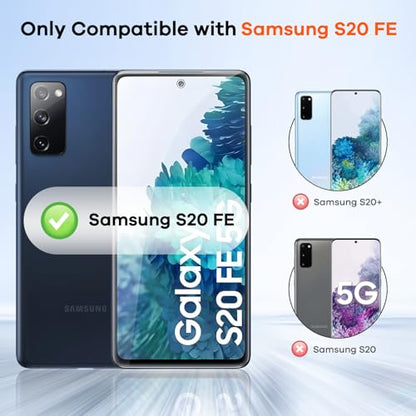 4+4 for Samsung Galaxy S20 FE 5G Screen Protector Camera Lens Protector - size: Galaxy S20 FE
