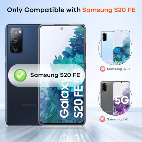 3+3 for Samsung Galaxy S20 FE 5G Privacy Screen Protector Camera Protector - size: Galaxy S20 FE Privacy