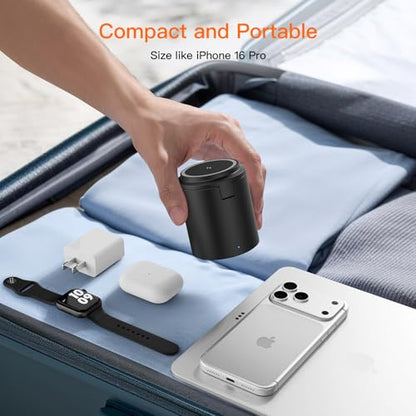 Foldable Magnetic 3 in 1 Wireless Charger Stand for iPhone Watch AirPods