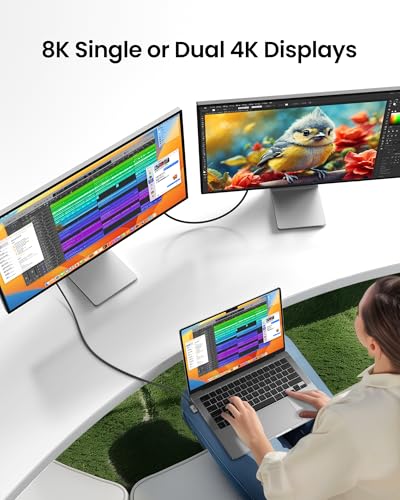 Silkland Right Angle 40Gbps USB 4 Data Cable for Thunderbolt 4/3 240W 3.3FT - size: 3.3 Feet