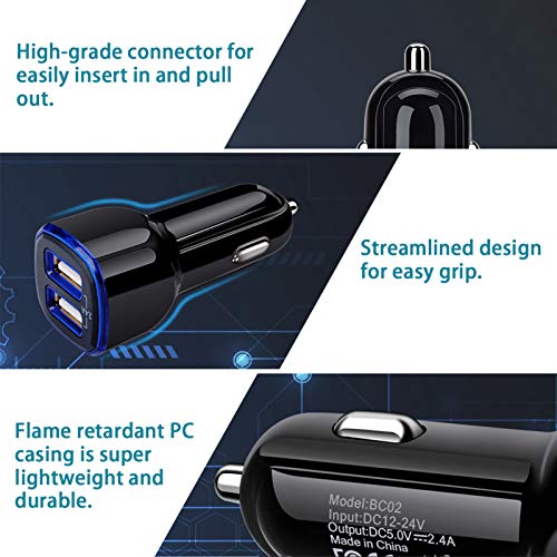 Car Charger Android for Samsung Galaxy J7 Crown/Prime/Pro/Sky Pro/Refine/