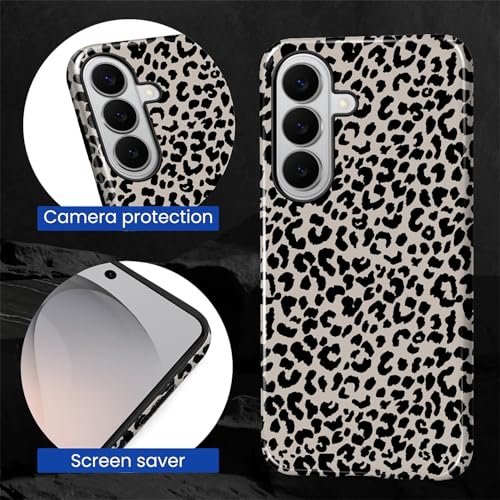 Case Compatible with Samsung Galaxy S26 Plus, Hybrid 2-Layer Hard Shell Protection Case, Shockproof Protective Tough Phone Cover, Animal Leopard Print - color: Animal Leopard Print, size: Samsung Galaxy S26 Plus