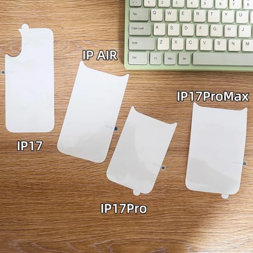2pcs Back Soft Frosted Matte Hydrogel Film For iPhone 17 Pro (6.3 inch), Back Screen Protector (Not Tempered Glass)
