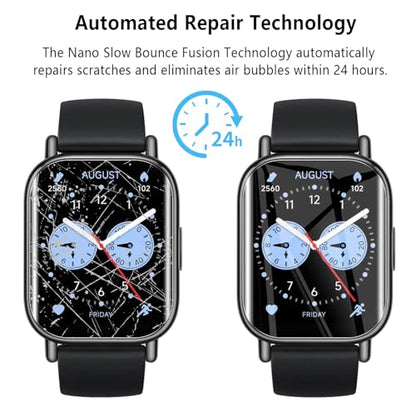 4-Pack for Redmi Watch 5 Lite Screen Protector, Soft Flexible TPU Ultra-Thin Self-Healing Bubble-Free Protective Film for Redmi Watch 5 Lite, HD Clear Case-Friendly Easy Installation - size: Redmi Watch 5 Lite