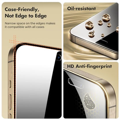 UNBREAKcable Privacy Screen Protector for iPhone 15 Pro, 2-Pack - size: iPhone 15 Pro
