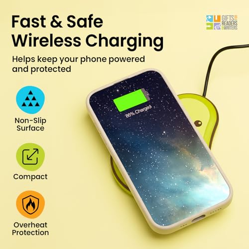 Thinking Gifts 15W Magnetic Wireless Charger, Charging Pad - Avocado - color: Avocado