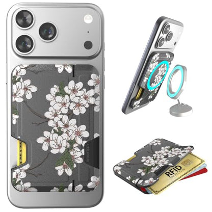 Smartish MagSafe Wallet, Side Hustle Vault, RFID Card Holder, Cherry - color: Very Cherry Blossom, size: Vault - RFID Blocking
