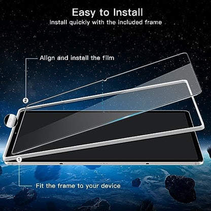 JETech Screen Protector for Galaxy Tab S10+/S9 FE+/S9+ 12.4", 2-Pack - size: TabS10Plus/S9Plus/S9FEPlus