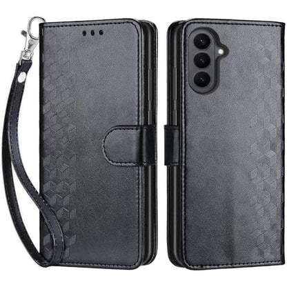 for Samsung Galaxy S26 5G Wallet case, Black-Cube | 3 Card Holders, Kickstand, Shockproof TPU Shell, PU Leather, Magnetic Closure, Protective Flip Folio Cover, Women - color: 4