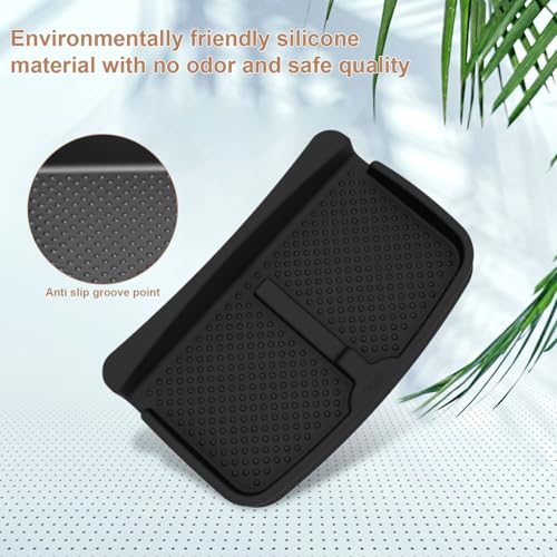 Anti-Slip Car Dash Grip Pad for Cell Phone, Keychains, Sun Glasses,Stand for Navigation Cell Phone (Black)