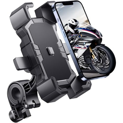 Delobon Bike Phone Holder Handlebar, Motorcycle Phone Mount