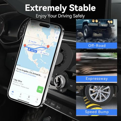CLEC MagSafe Car Phone Holder for Audi A4/A5 2017-2025,20 Magnets