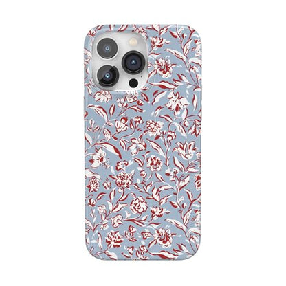 Casely iPhone 14 Pro Case | Coastal Carolina | Painted Flowers | Compatible with MagSafe | Classic Ultra Thin Design - color: Coastal Carolina | Painted Flowers, size: Iphone 14 Pro