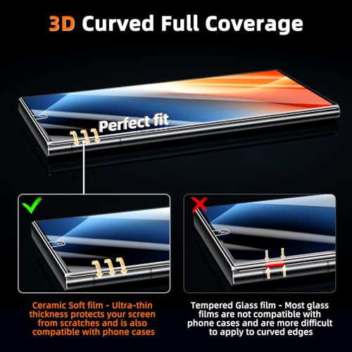 MAYtobe 2-Pack Screen Protector for Samsung Galaxy Note 20 Ultra TPU film - size: Samsung Note 20 Ultra