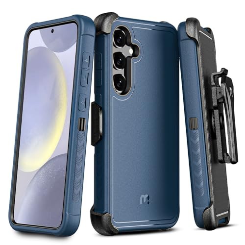 M MYBAT PRO for Samsung Galaxy S24 Plus Case with 360° Rotating Stand - color: Blue, size: Samsung Galaxy S24 Plus