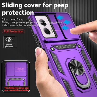 SunStory for Motorola Moto G Power 5G 2024 Case with Kickstand,Purple - color: Purple