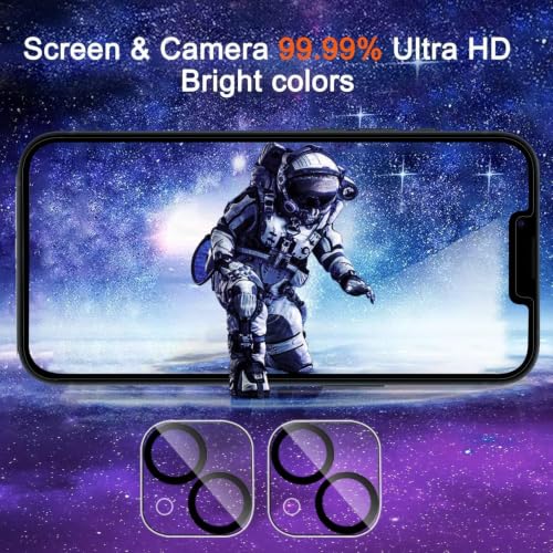 Ferilinso Privacy Screen Protector for iPhone 13/14, Tempered Glass - size: iPhone 14/13-6.1 IN