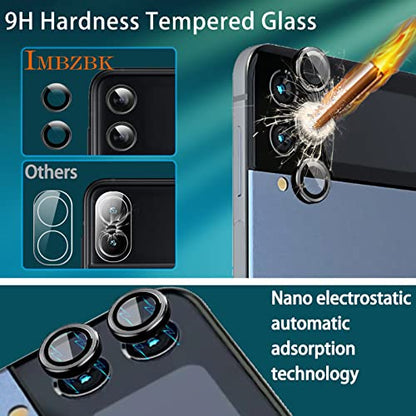 IMBZBK 9 in 1 for Samsung Galaxy Z Flip 4 5G Screen Protector - color: Z Flip 4-Transparent