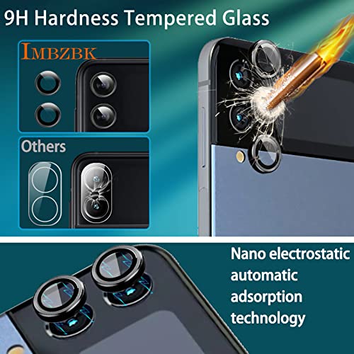 IMBZBK 9 in 1 for Samsung Galaxy Z Flip 4 5G Screen Protector - color: Z Flip 4-Transparent
