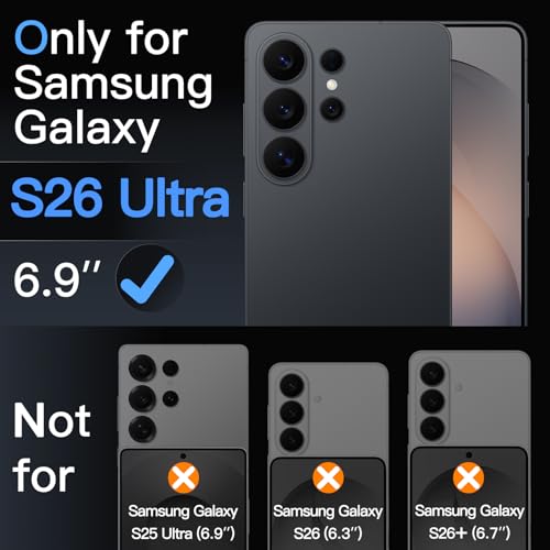 JETech Camera Lens Protector for Samsung Galaxy S26 Ultra, Black, 1 Set - size: Galaxy S26 Ultra