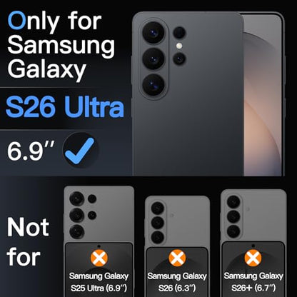 JETech Camera Lens Protector for Samsung Galaxy S26 Ultra, Black, 1 Set - size: Galaxy S26 Ultra