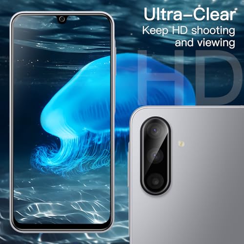JETech Screen Protector for Galaxy A17, with Camera Lens Protector, 2+2Pack - size: Galaxy A17