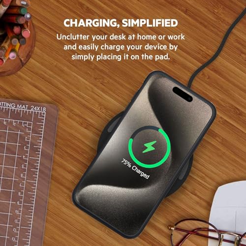 Battery Case for iPhone 15 Pro Max, [12000mAh] Enhanced Portable Protective Qi Wireless Charger Case Battery Pack with CarPlay Wireless Charging Case Compatible for iPhone 15 Pro Max (6.7 inch)-Black - size: iPhone 15 Pro Max