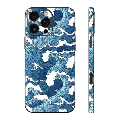Skin Wrap Compatible with 13/14/15/16/17 Pro Max (Blue, 16 Pro Max) - color: Blue, size: 16 Pro Max