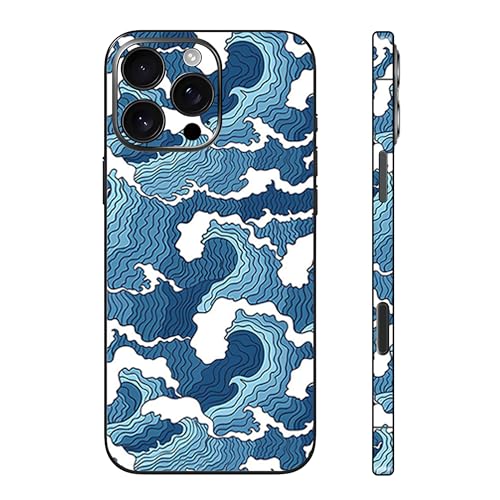 Skin Wrap Compatible with 13/14/15/16/17 Pro Max (Blue, 16 Pro Max) - color: Blue, size: 16 Pro Max