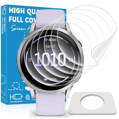 6 Pack for Garmin Venu 4 Screen Protector 41mm, Soft TPU Film | Anti Scratch, Soft Screen Protector for Venu 4 HD Clear Flexible Film, Bubble Free, Touch Sensitive, Anti Fingerprint - size: For Garmin venu 4 41mm 1.61 Inch