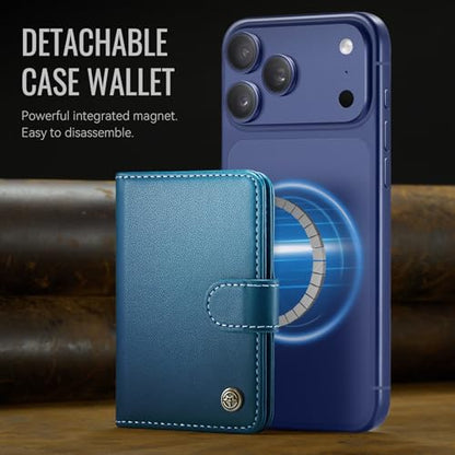 for Magsafe Magnetic Phone Wallet Card Holder, Elegant Blue - color: Elegant Dark Blue