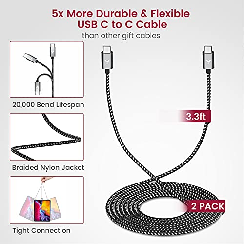 Super Fast Charger Type C Kit, VELOGK 25W PD/PPS USB C Wall/Car Charger - size: 3.3ft