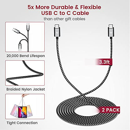 Super Fast Charger Type C Kit, VELOGK 25W PD/PPS USB C Wall/Car Charger - size: 3.3ft