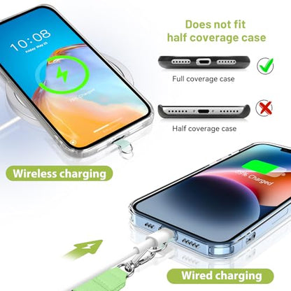 takyu Phone Lanyard, 2 Pack Adjustable Anti-Drop Neck/Wrist Strap with 2 Pcs Tether Patches, Secure Hands-Free Compatible for iPhone Samsung Perfect for Nurses, Teachers, Travel, Hiking Black+Qgreen - color: Black + Qgreen