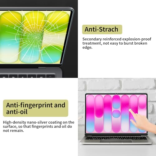 2 Pack Anti Blue Light Screen Protector Compatible with 2026 MacBook Neo 13-Inch, Eye Protection Matte Anti Glare Film for 13in Mac Neo A18 Pro Chip - size: MacBook Neo 13 Inch