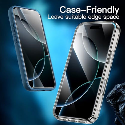 JETech Screen Protector for iPhone 16 Pro, 2+2 Pack - size: iPhone 16 Pro